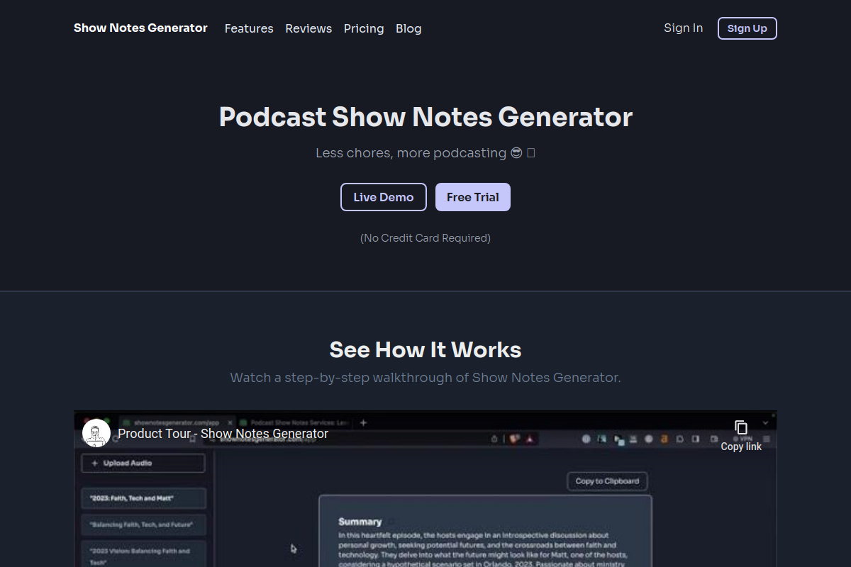 Show Notes Generator Explained: What is it & How to Use?